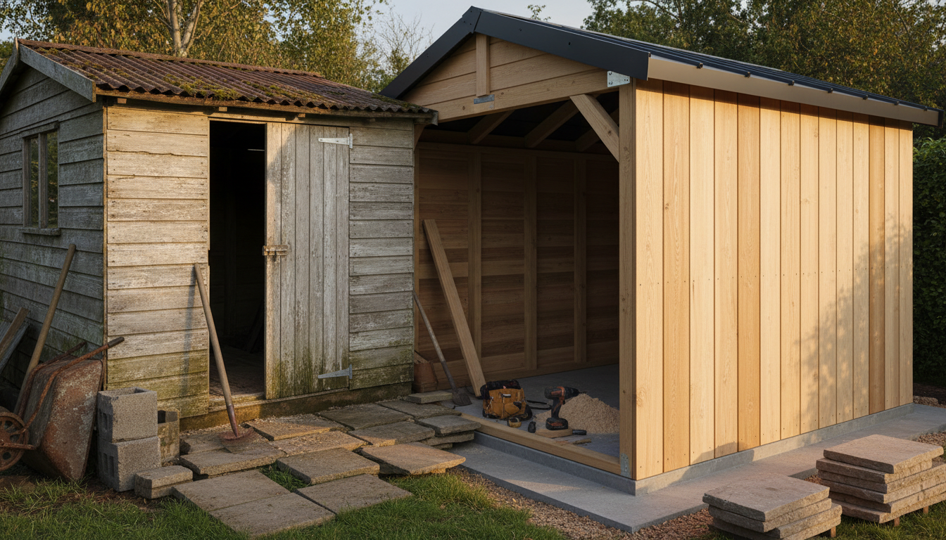 découvrez si un permis est nécessaire pour remplacer un abri de jardin existant et les démarches à suivre pour respecter la réglementation.