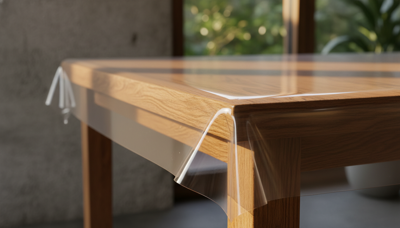 découvrez notre guide d'achat complet sur la nappe transparente épaisse pour protéger efficacement votre table tout en conservant son élégance.