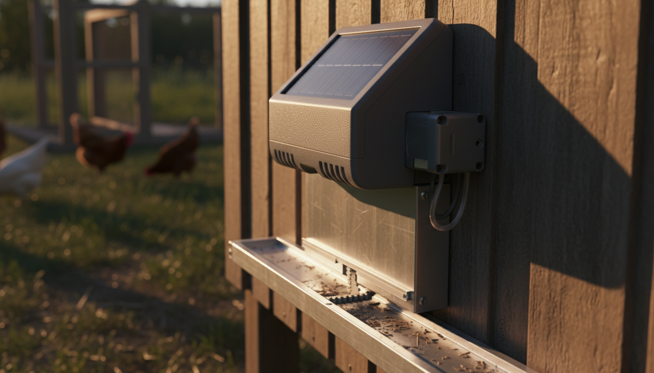 découvrez notre sélection 2026 des meilleures portes de poulailler solaires automatiques pour protéger efficacement vos poules avec technologie et confort.